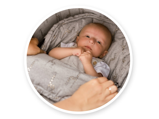Gesslein Onlineshop | Anfang Von an Babynestchen 412 geborgen 