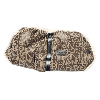 Indy Muff Icy m. Heizsystem Avenue camel Schrift
